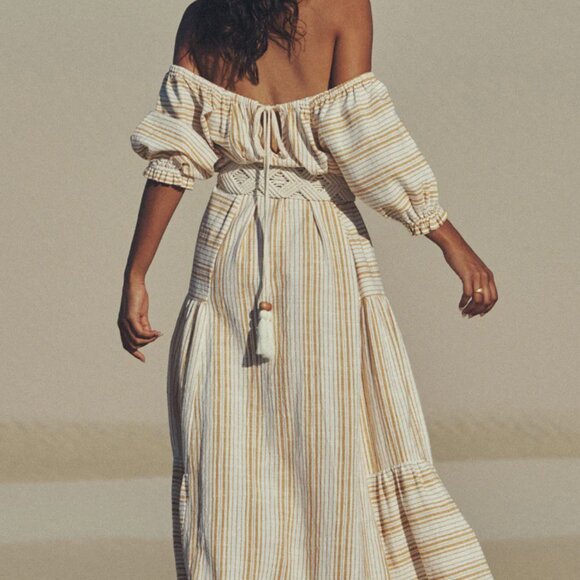 Spell Lady Palm gown Toffee L NWT - Picture 4 of 9